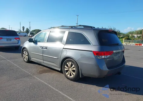 2014 Honda Odyssey Ex-L z USA, uszkodzony, nr VIN 5FNRL5H69EB022091